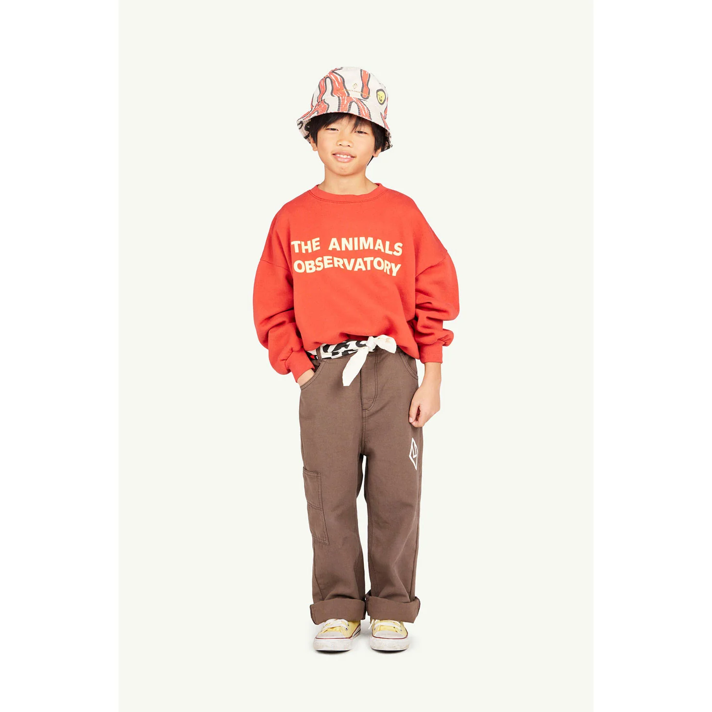 The Animals Observatory Maroon Leo Sweatshirt - Image 2