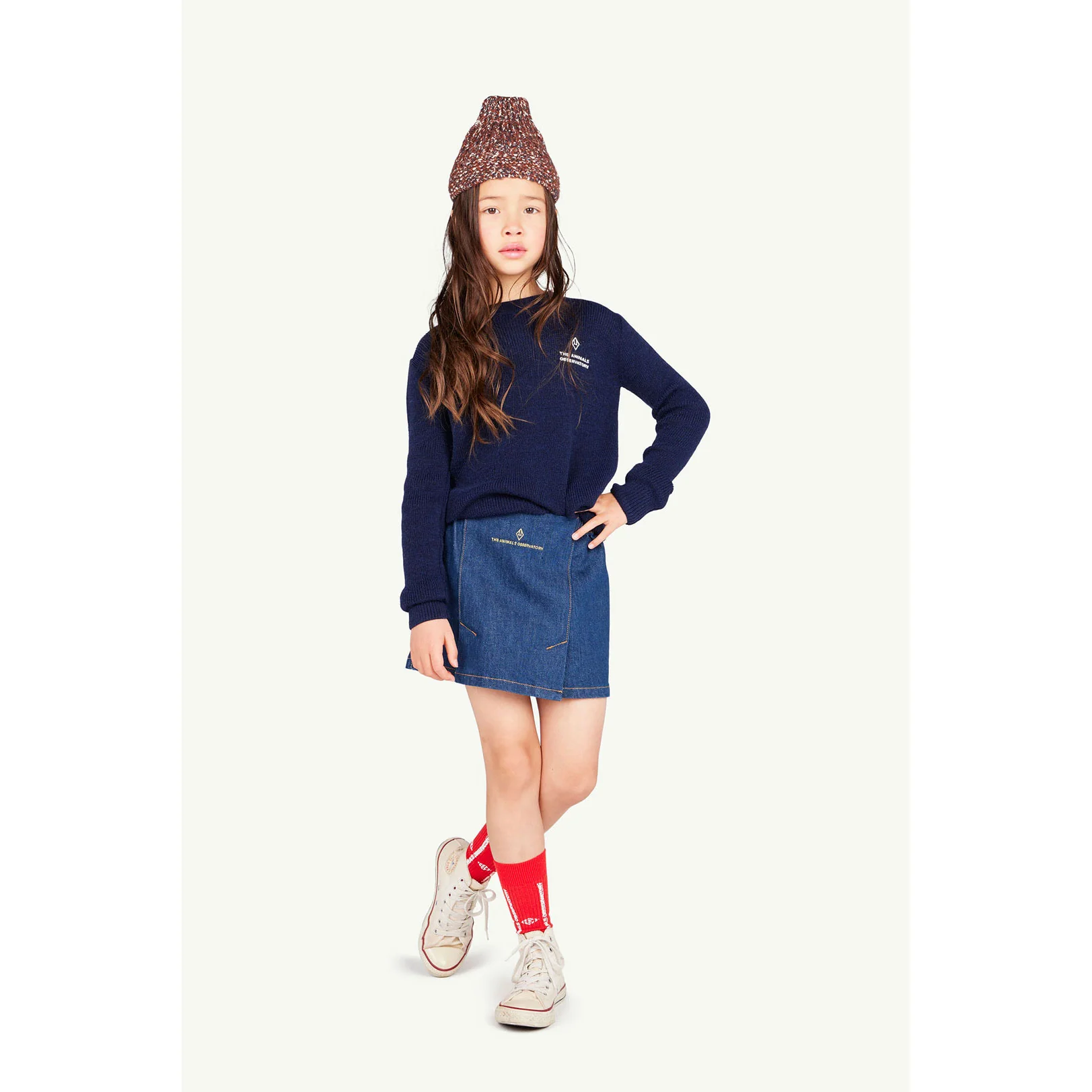 The Animals Observatory  Navy Bull Sweater - Image 2