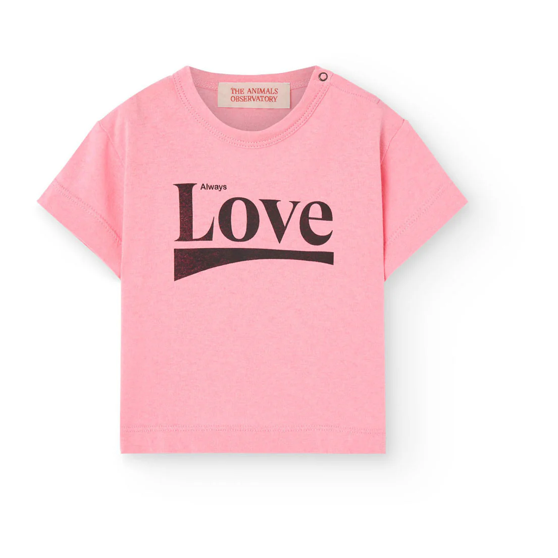 The Animals Observatory Pink Pangolin Baby T-Shirt