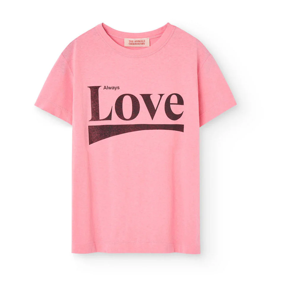 The Animals Observatory Pink Rooster T-Shirt