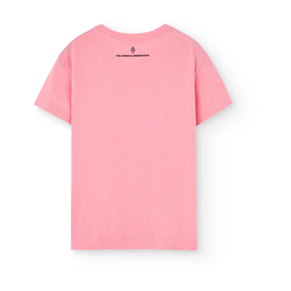 The Animals Observatory Pink Rooster T-Shirt - Image 2
