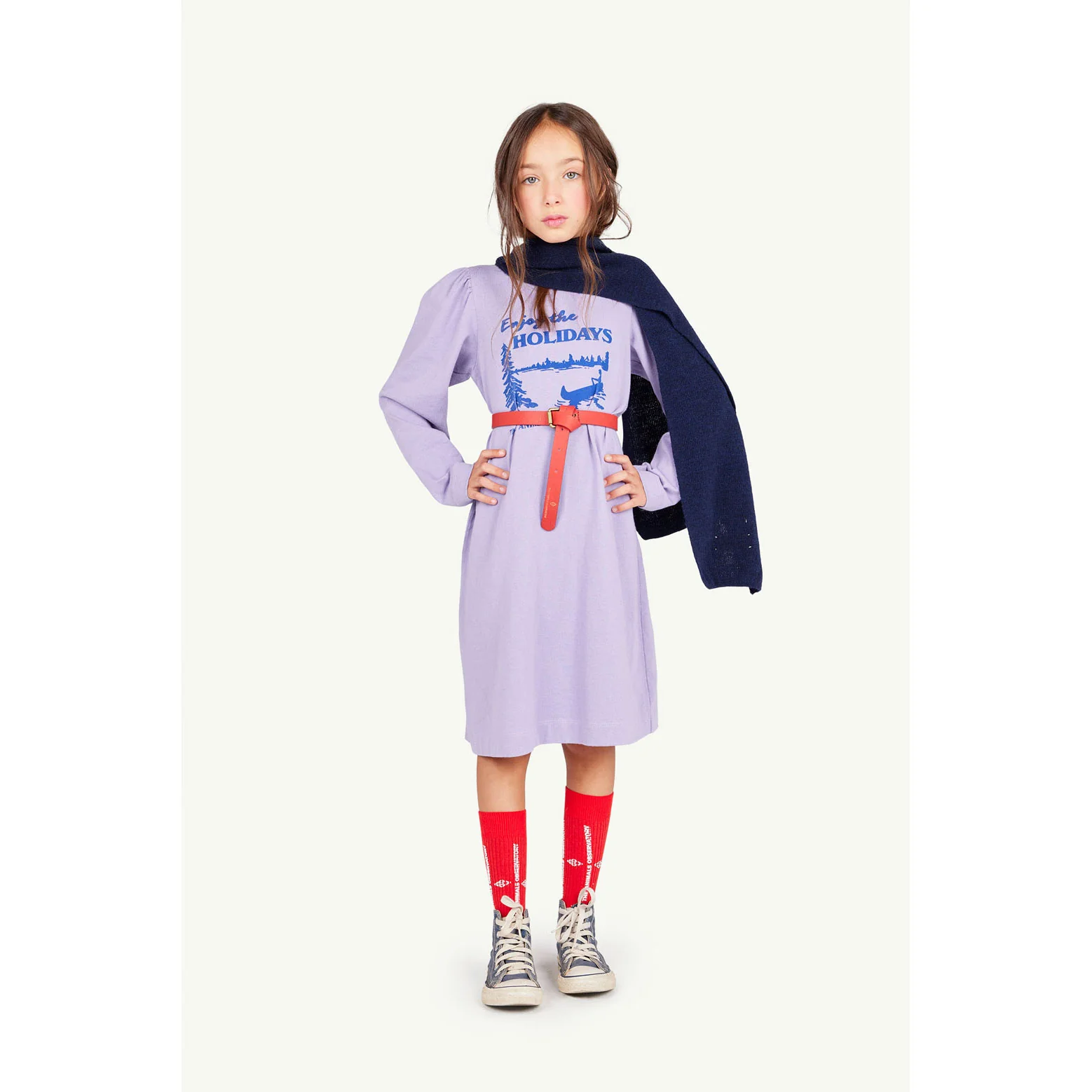 The Animals Observatory Purple Big Dog Dress - Image 2