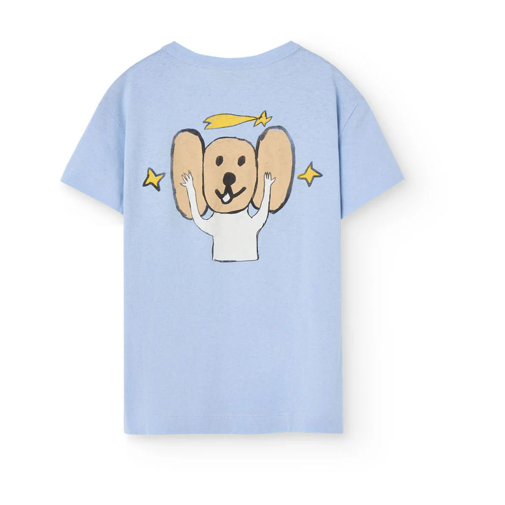 The Animals Observatory Soft Blue Rooster T-Shirt - Image 2