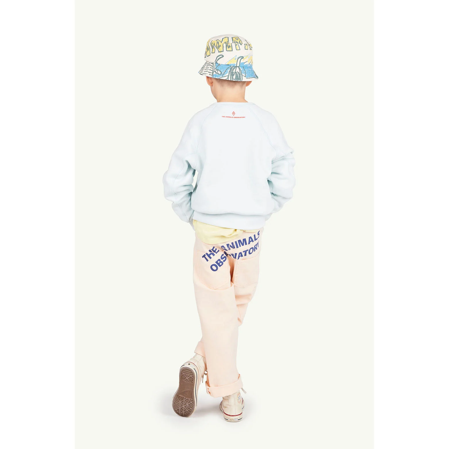 The Animals Observatory Soft Blue Shark Sweatshirt - Image 4