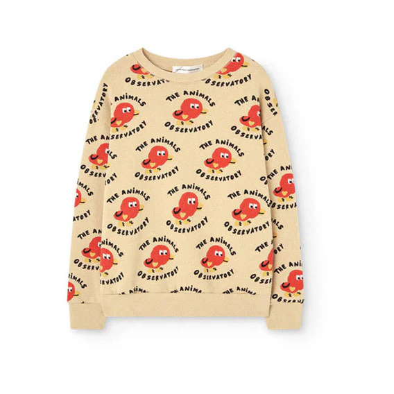 The Animals Observatory Soft Brown Bear Sweatshirt