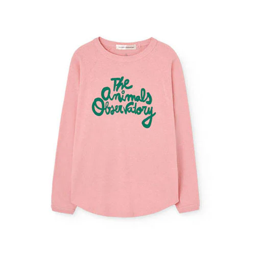 The Animals Observatory Soft Pink Anteater T-Shirt