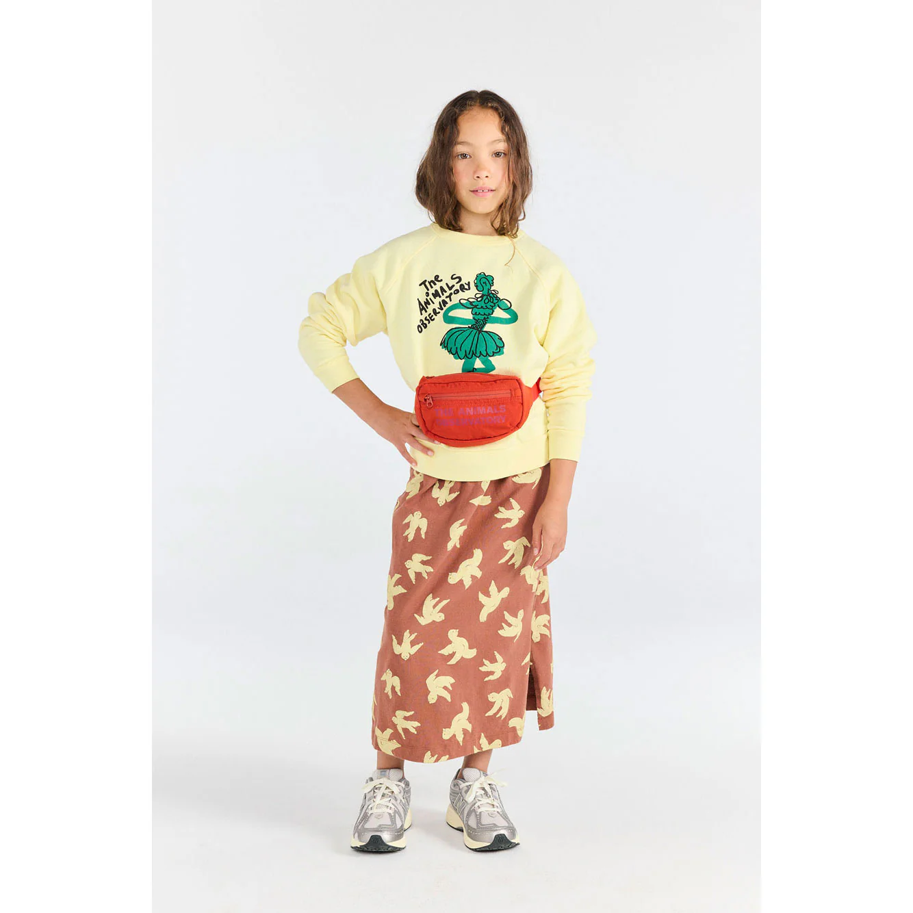 The Animals Observatory Soft Yellow Shark  Sweatshirt - Image 2