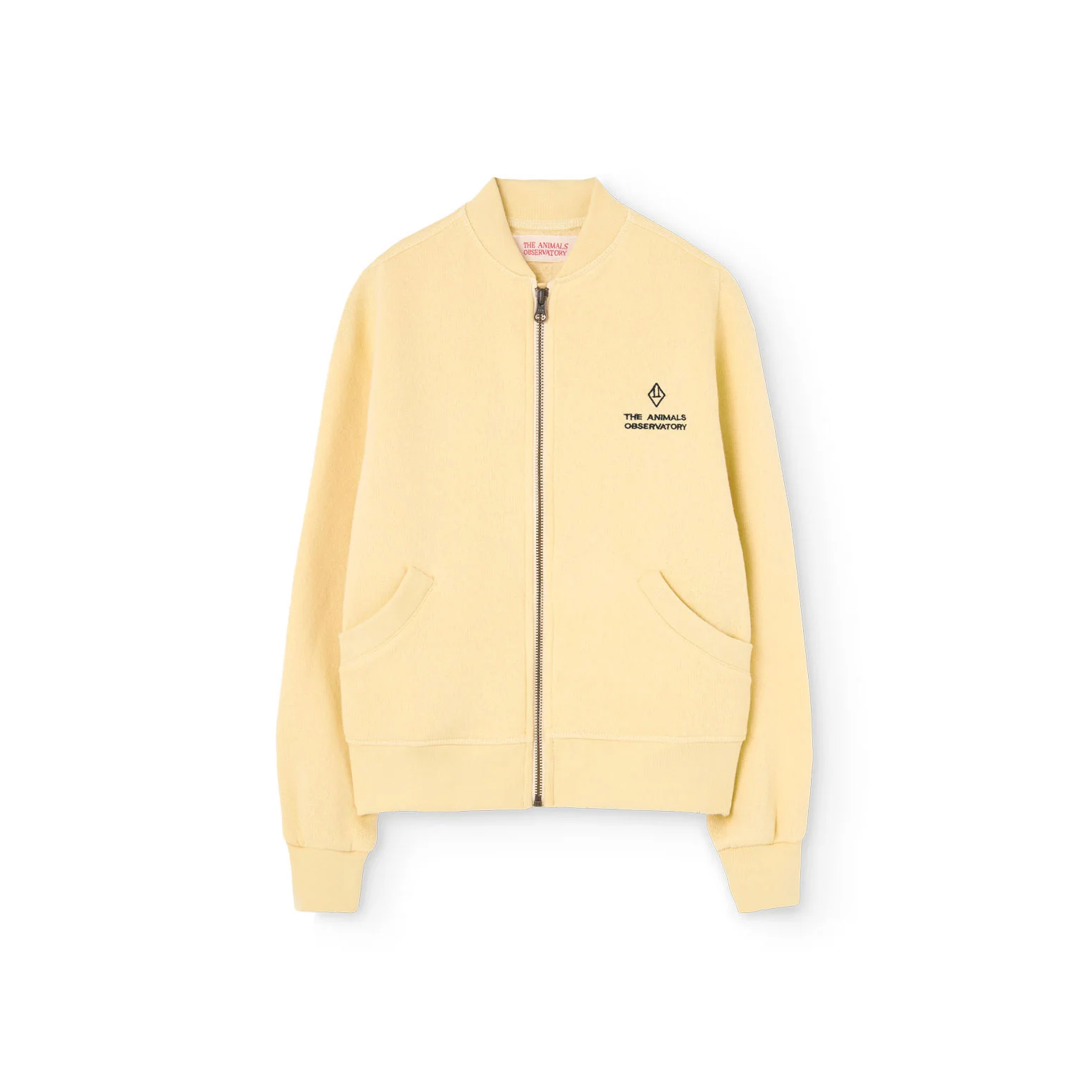 The Animals Observatory  Soft Yellow Zebra Sweatshirt