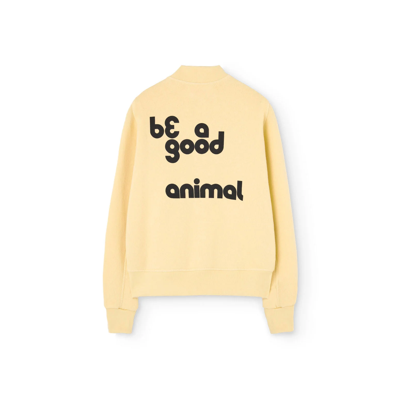 The Animals Observatory  Soft Yellow Zebra Sweatshirt - Image 3