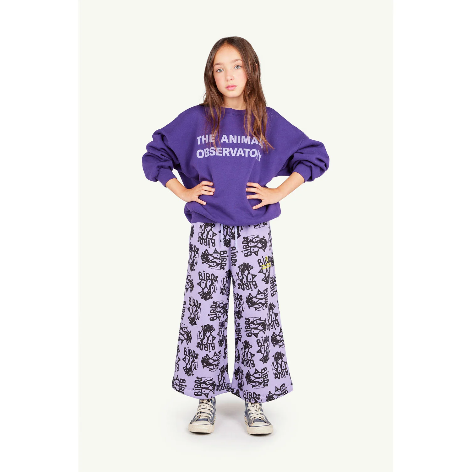 The Animals Observatory Violet Leo Sweatshirt - Image 2