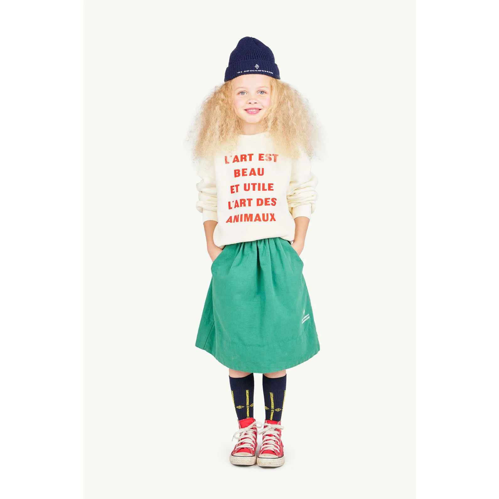 The Animals Observatory White Bear Sweatshirt - Image 2