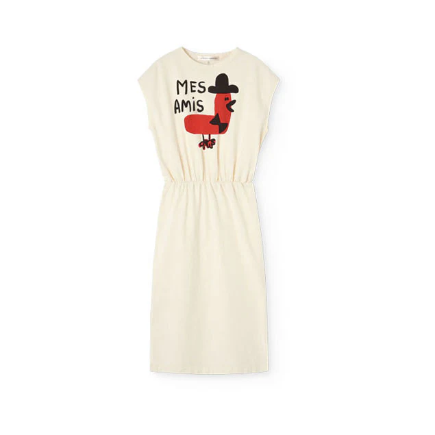 The Animals Observatory White Orca Midi Dress
