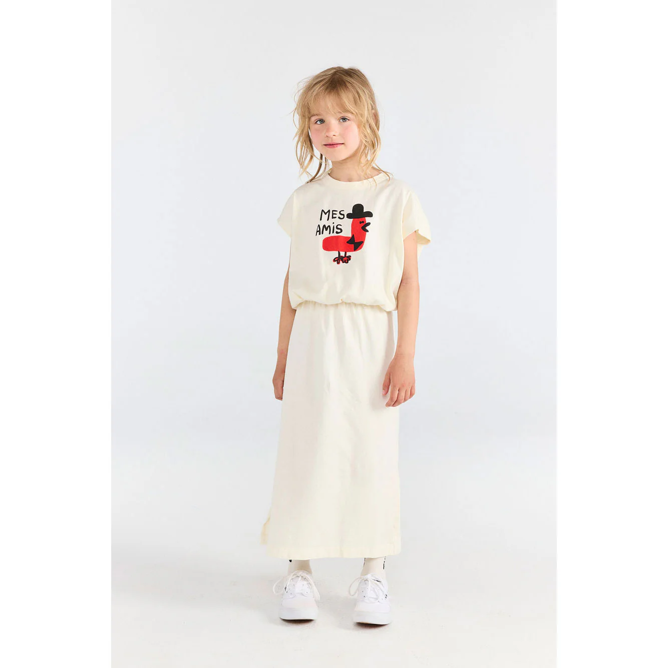 The Animals Observatory White Orca Midi Dress - Image 2