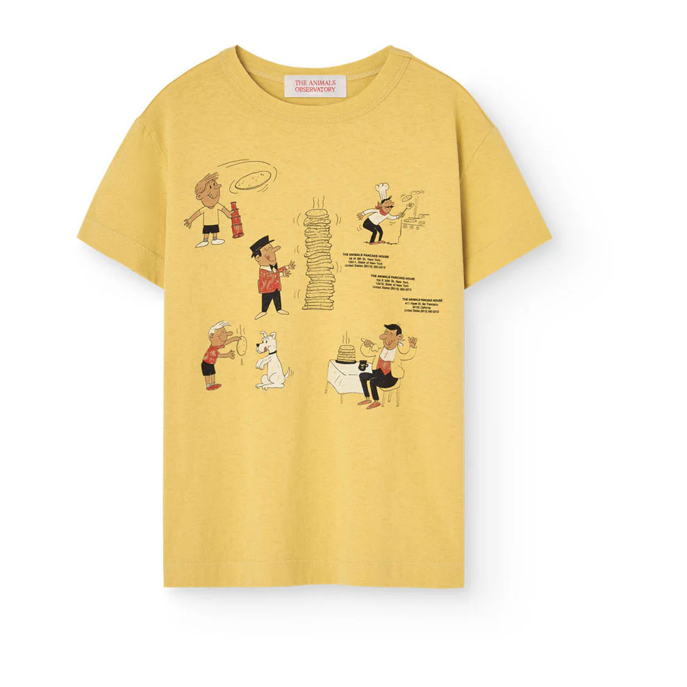 The Animals Observatory Yellow Rooster T-Shirt