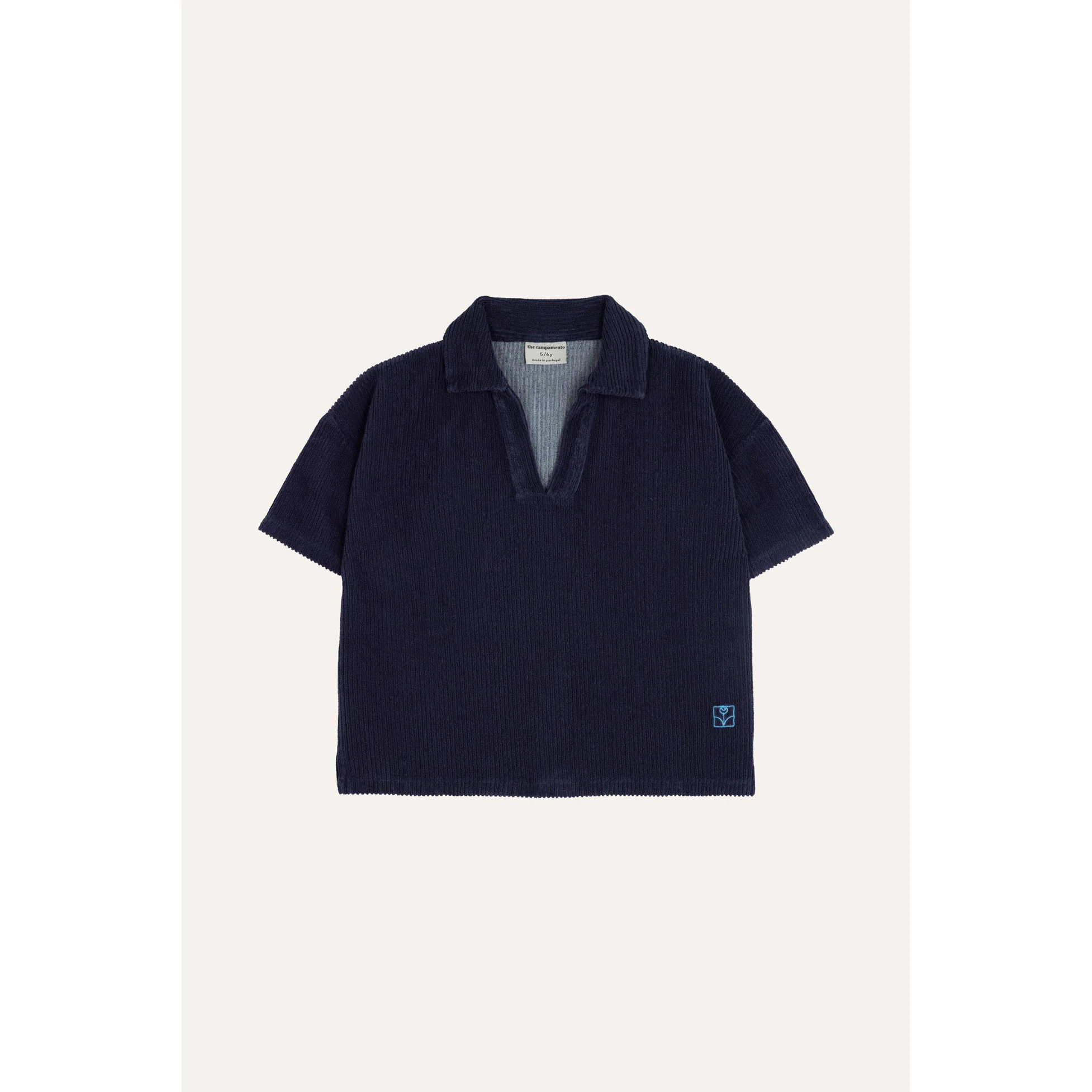 The Campamento Blue Terry Polo