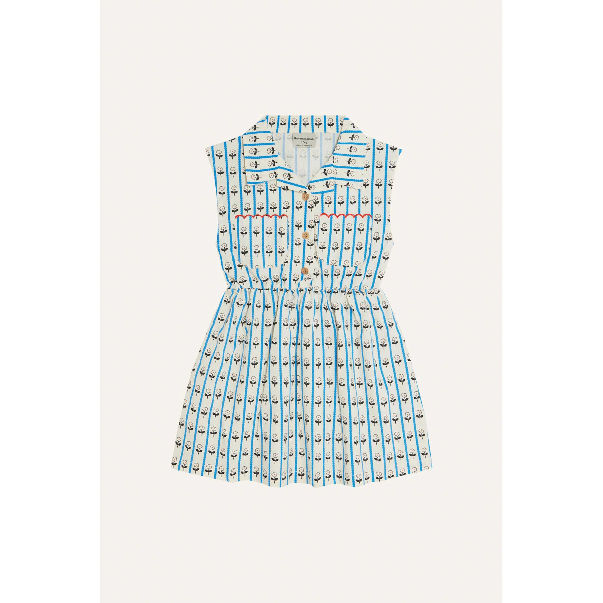 The Campamento Ecru Flower Dress