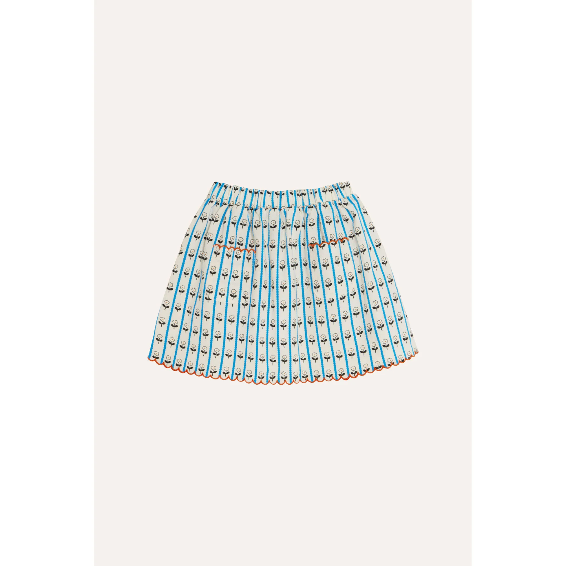 The Campamento Ecru Flower Skirt