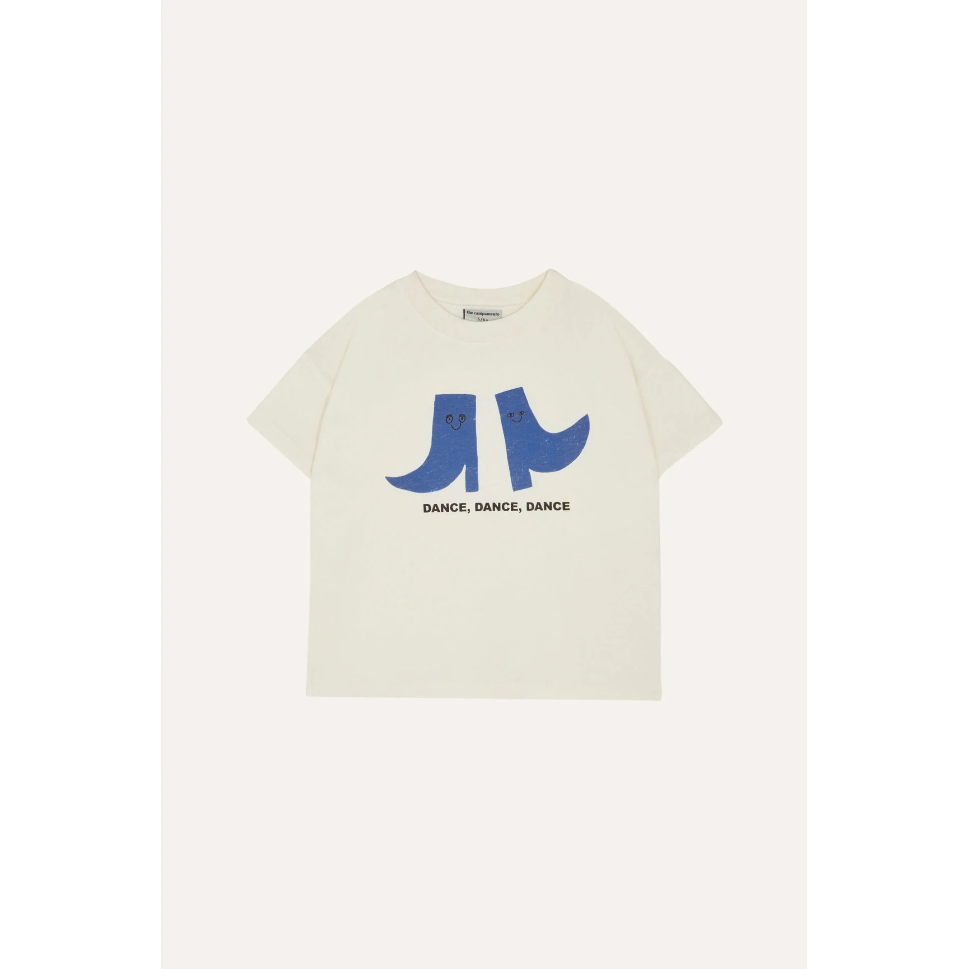 The Campamento Ecru Happy Boots T-Shirt