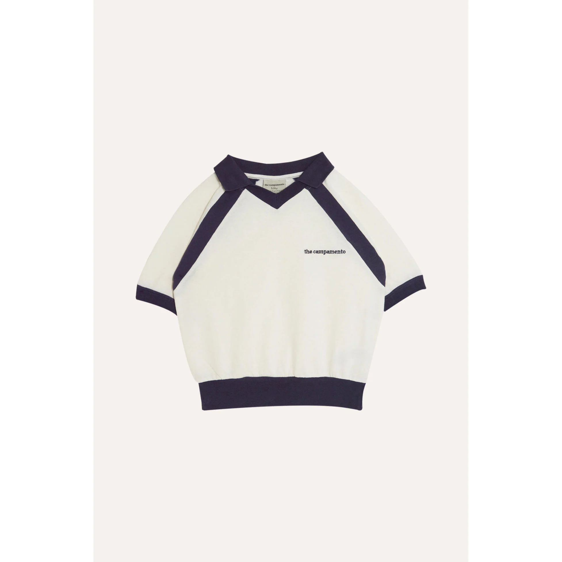 The Campamento Ecru Logo Polo