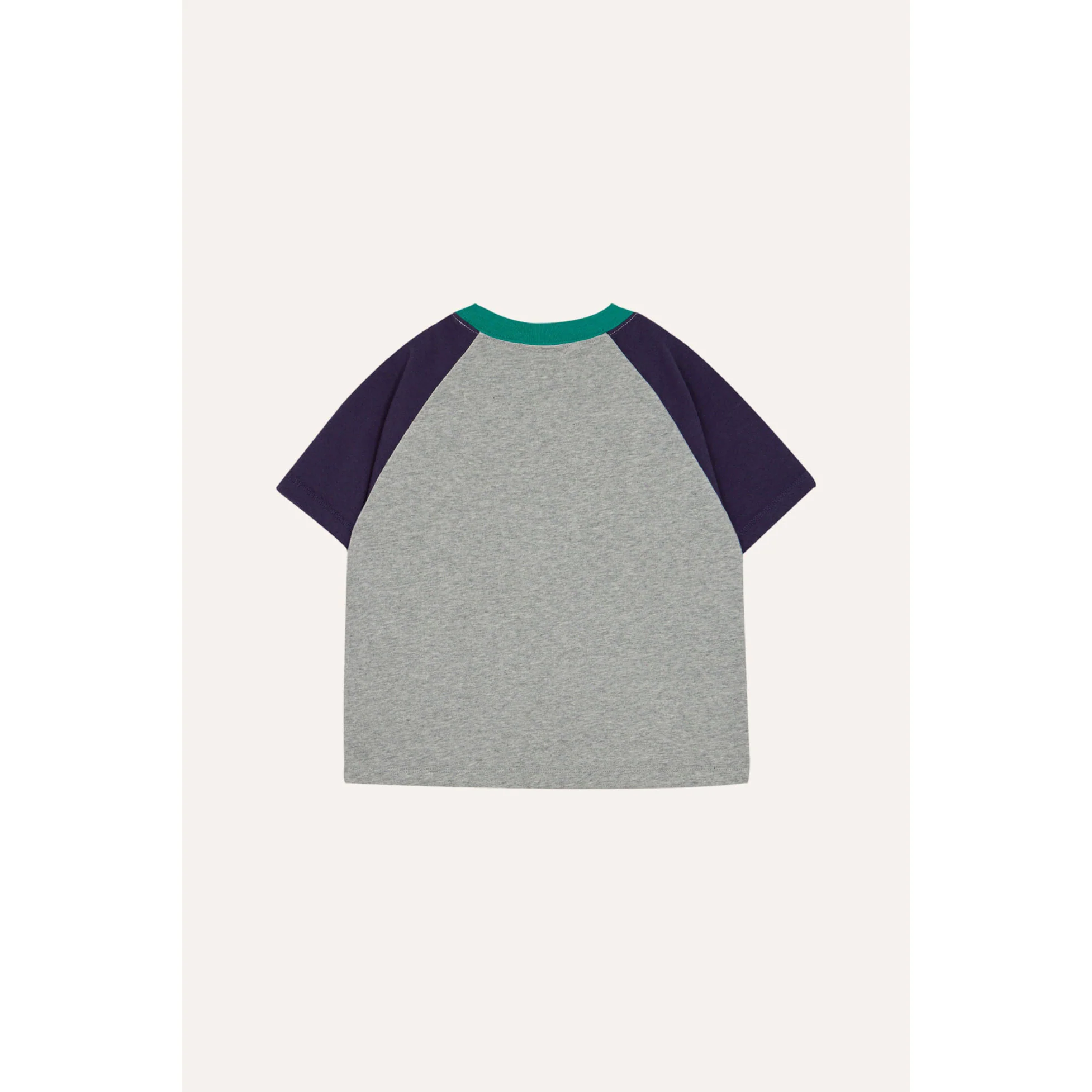 The Campamento Grey It's Time Color Block T-Shirt - Image 2