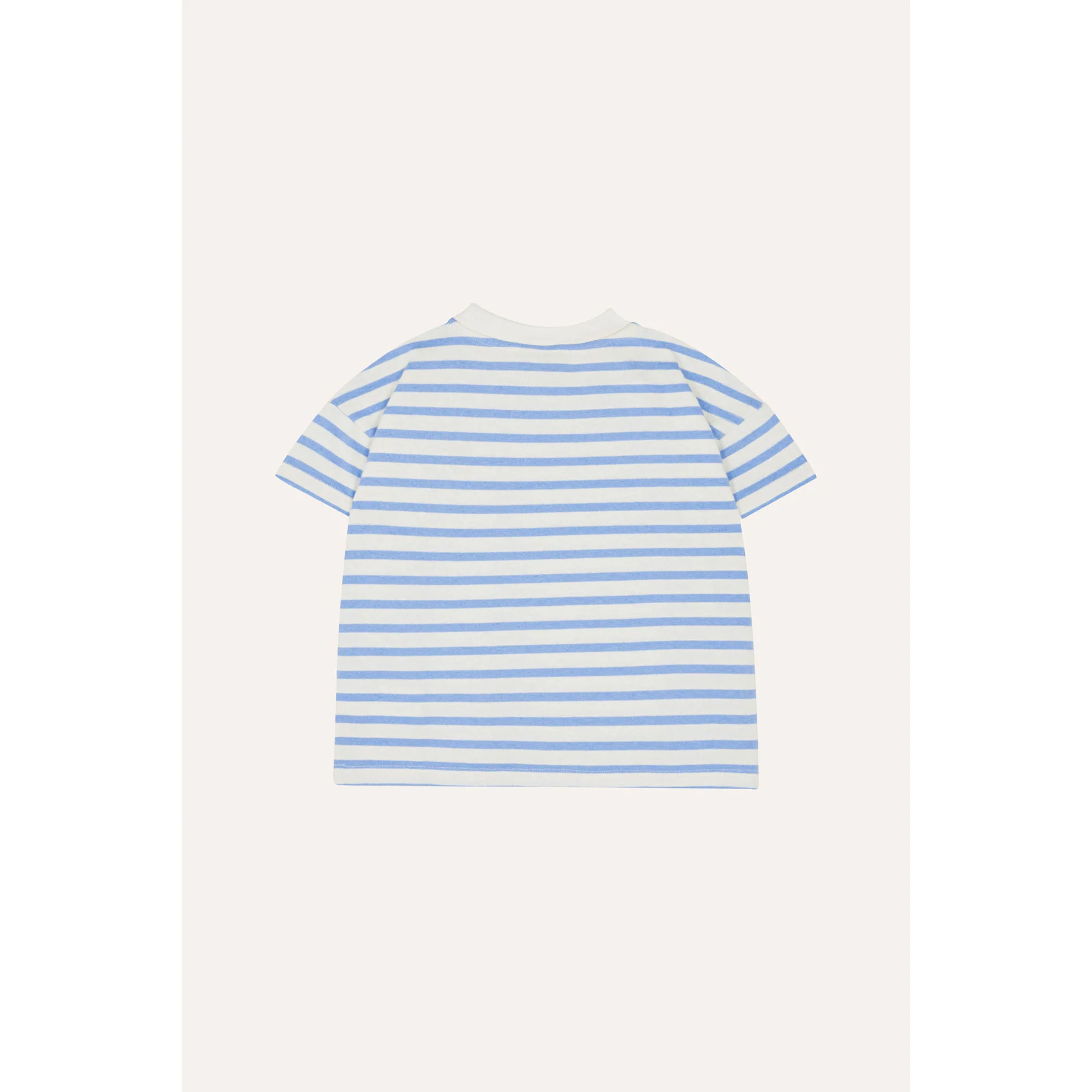 The Campamento Light Blue Striped T-Shirt - Image 2