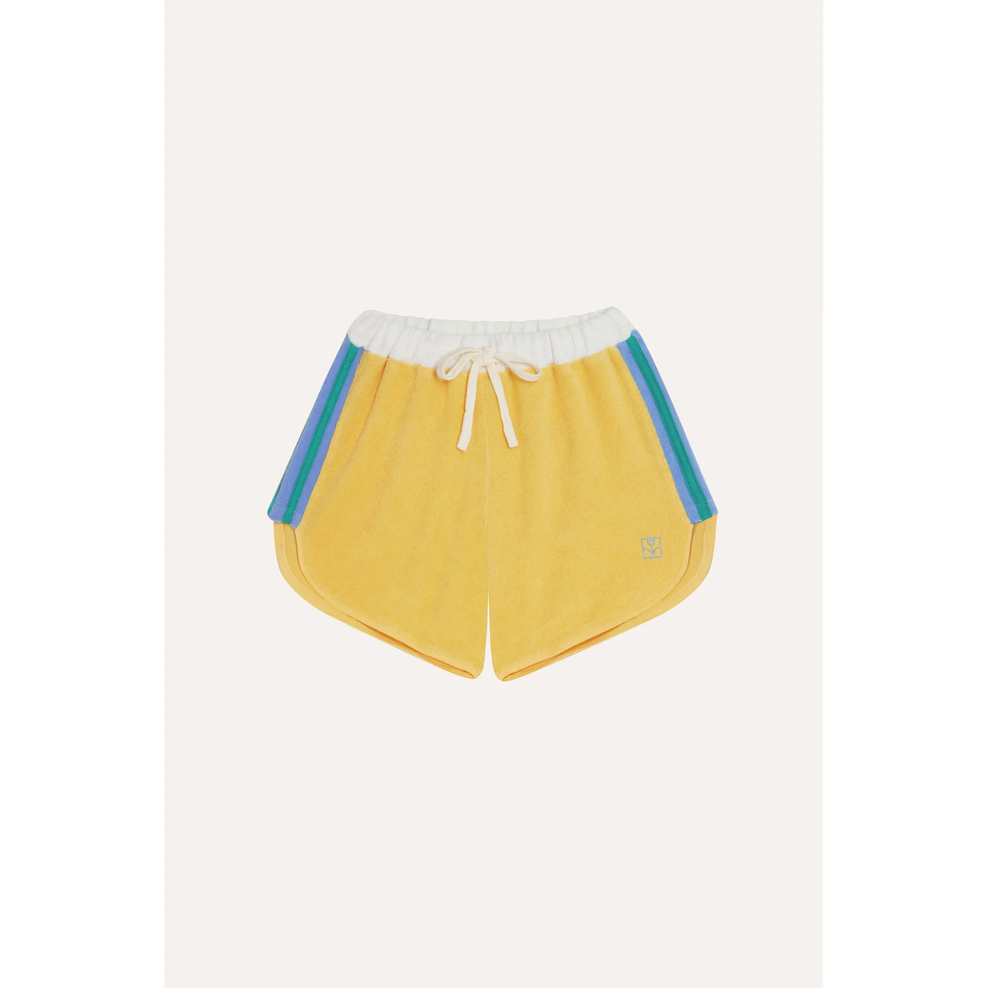 The Campamento Yellow Colorblock Shorts