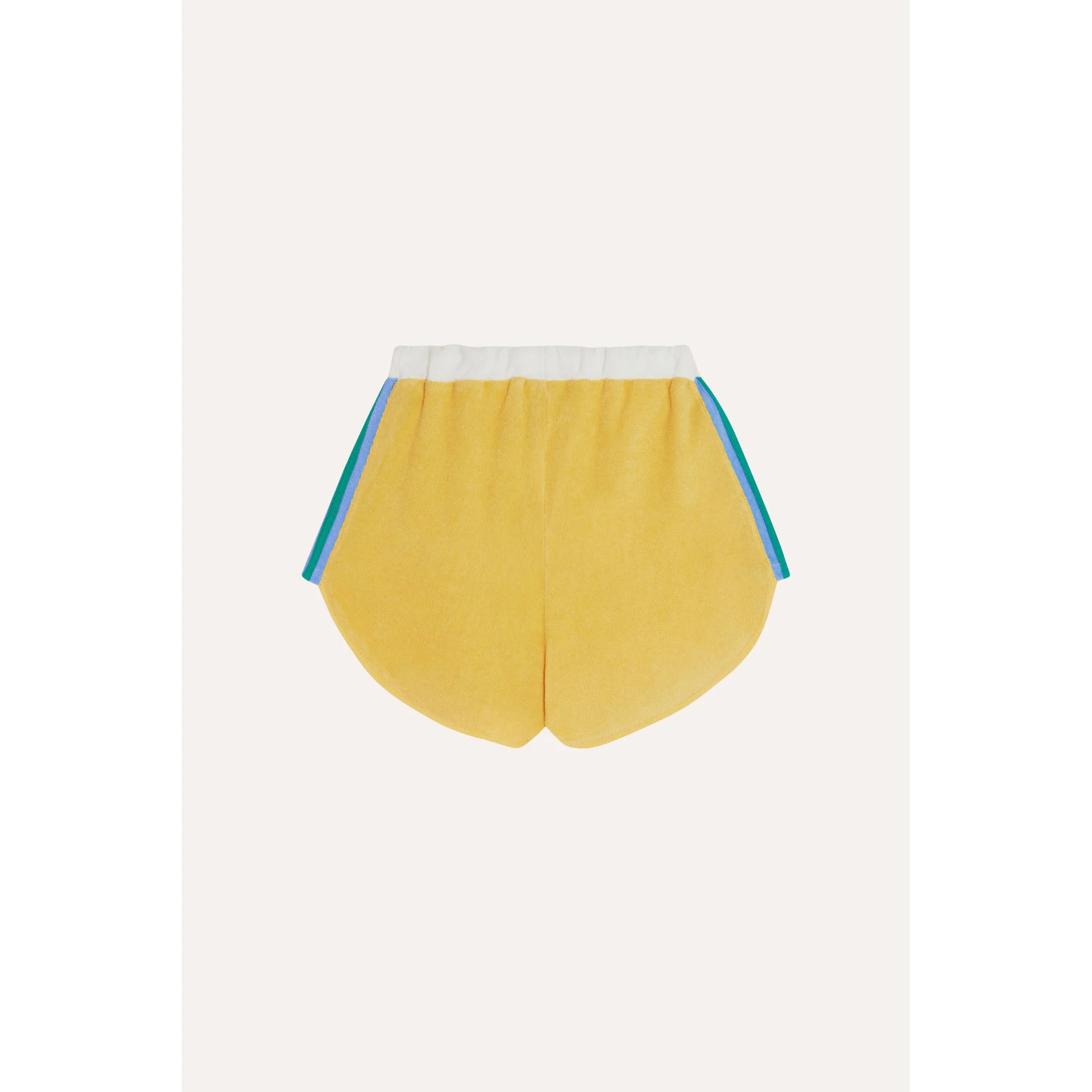 The Campamento Yellow Colorblock Shorts - Image 2