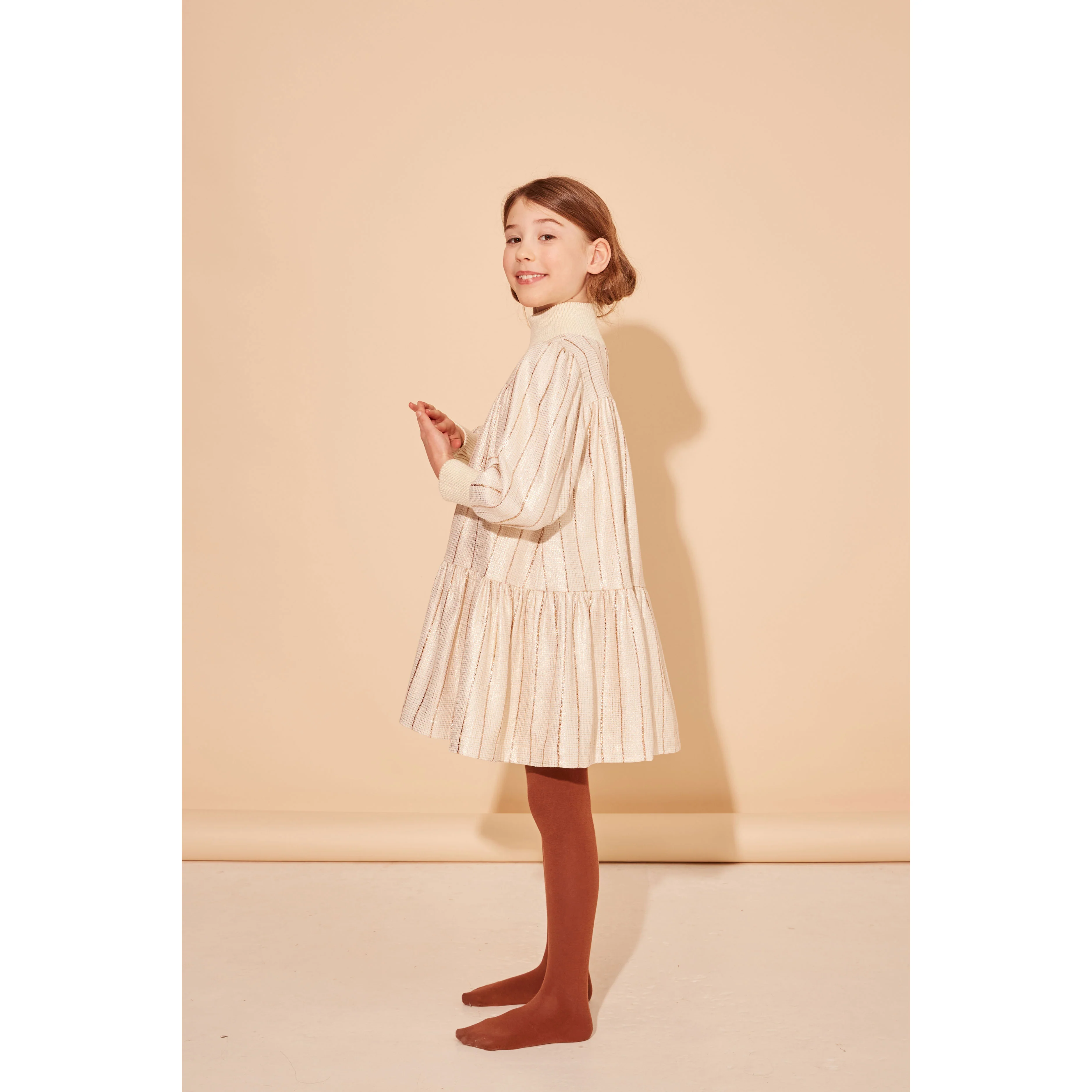The Middle Daughter Cat Coat Gold Word Of Mouth Dress - Image 3
