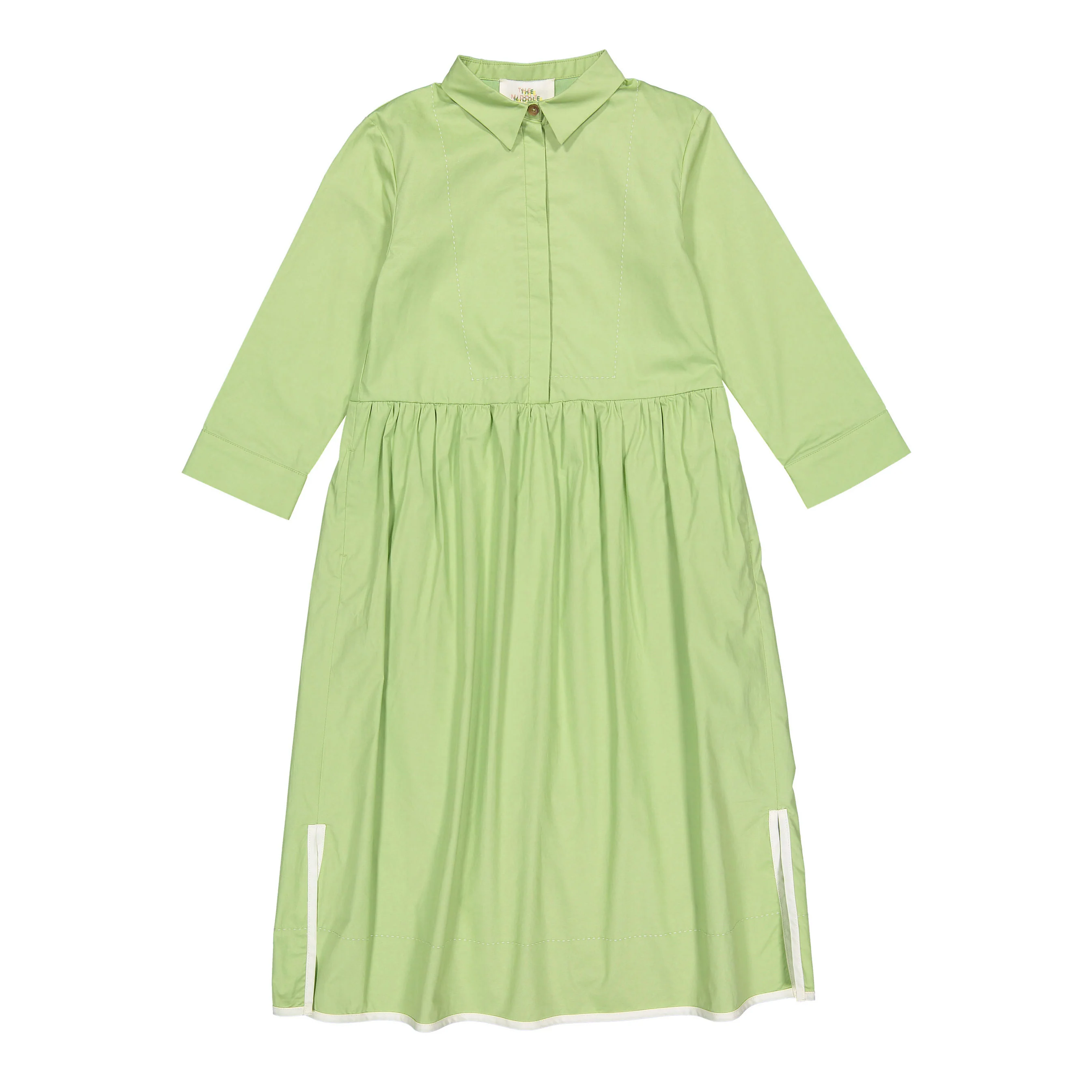 The Middle Daughter Matcha Over Easy Dress