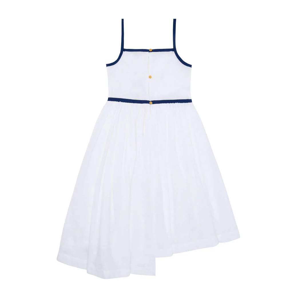 The Middle Daughter Porcelain Dobby Spot See The Light Dress - Image 3
