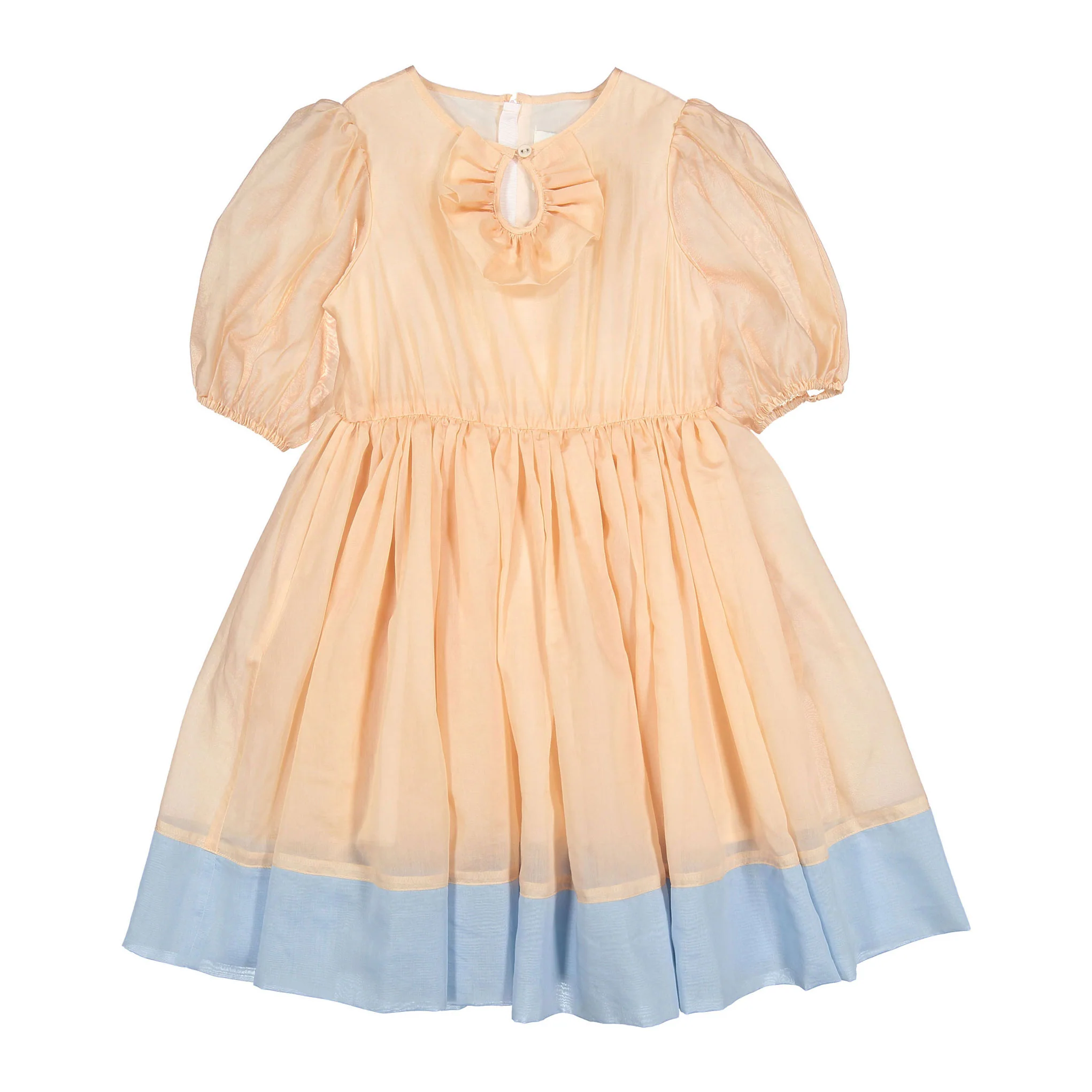 The Middle Daughter Rosewater & Fountain Blue Drop Off The World Dress