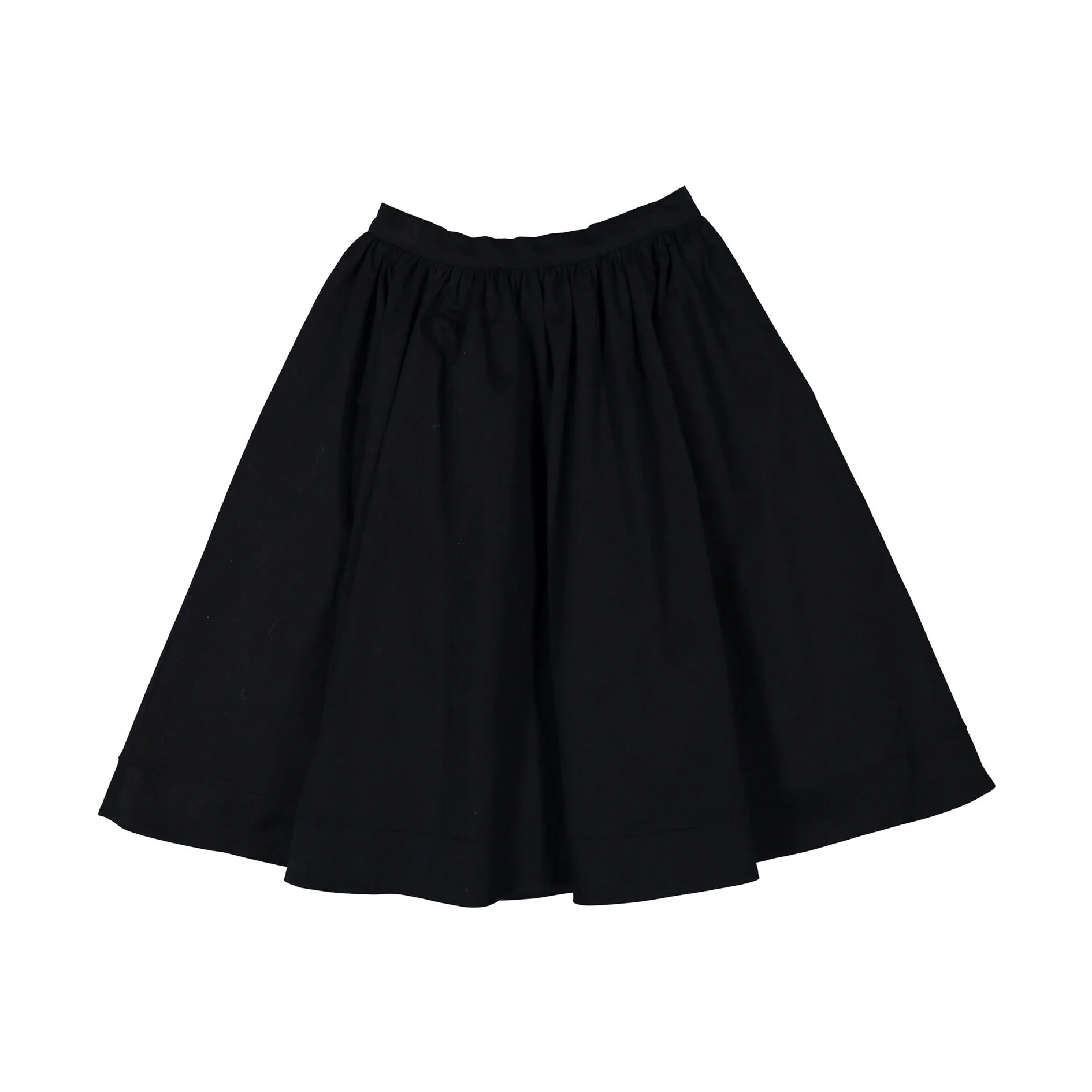 The Middle Daughter Black Taffeta In Full Swing Skirt