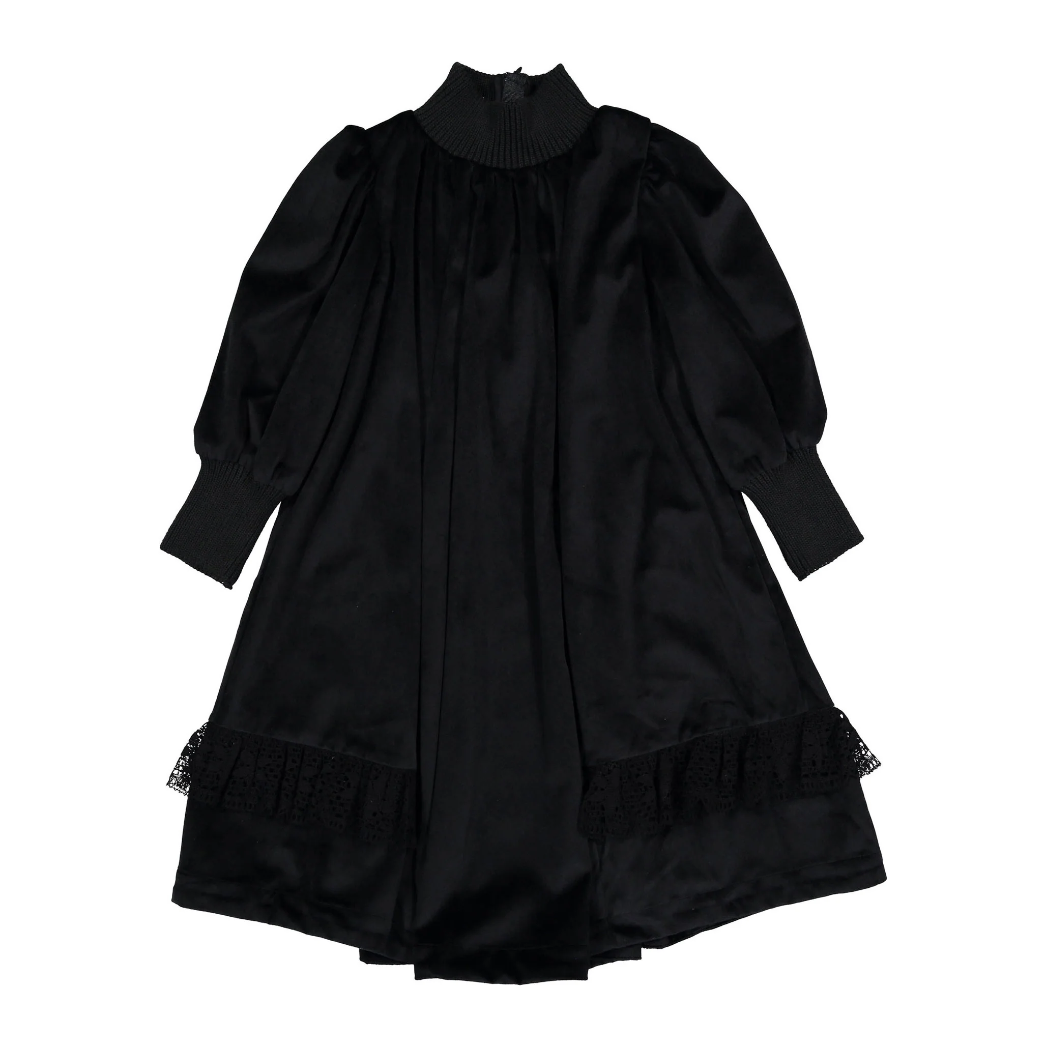 The Middle Daughter Black Velvet Lace The Inside Scoop Dress