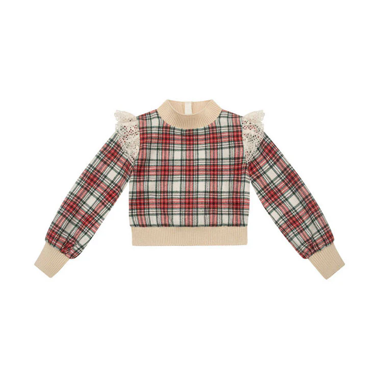 The Middle Daughter England Check Side Hustle Sweatshirt