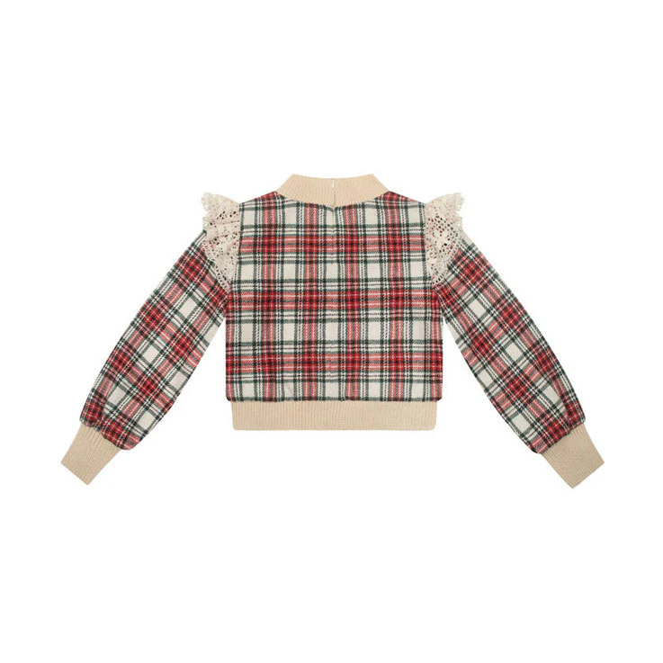 The Middle Daughter England Check Side Hustle Sweatshirt - Image 2