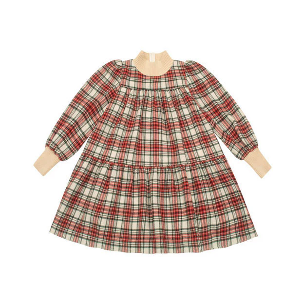 The Middle Daughter England Check Word Of Mouth Dress