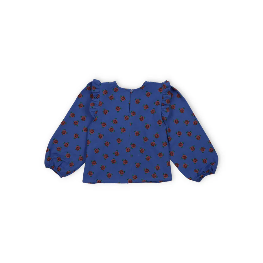 The New Society Crimson Roses Galia Blouse - Image 2