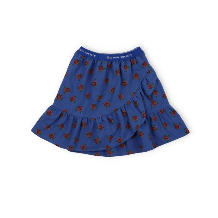 The New Society Crimson Roses Galia Skirt
