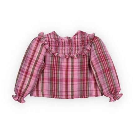 The New Society Dream Lush Check Adriana Baby Blouse
