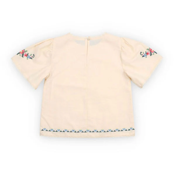 The New Society  Ecru Narcise Blouse - Image 2