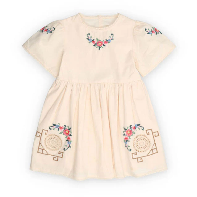 The New Society  Ecru Narcise Dress