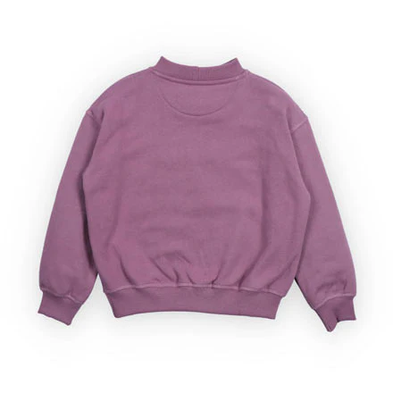 The New Society Grape Bliss TNS Logo Rib Collar Sweatshirt - Image 2