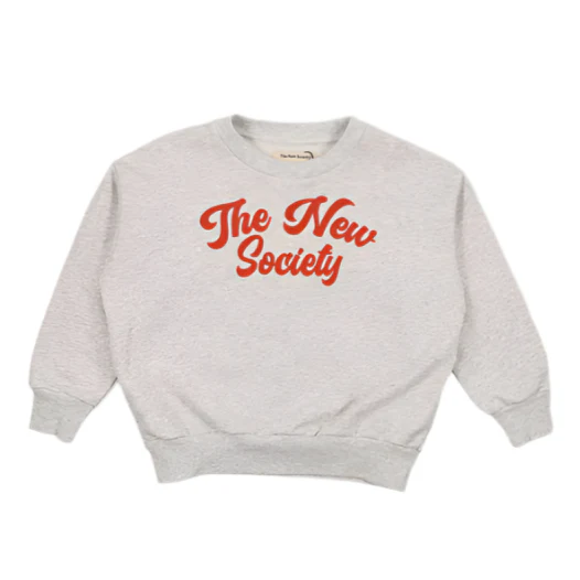 The New Society Grey Melange Ios Sweatshirt