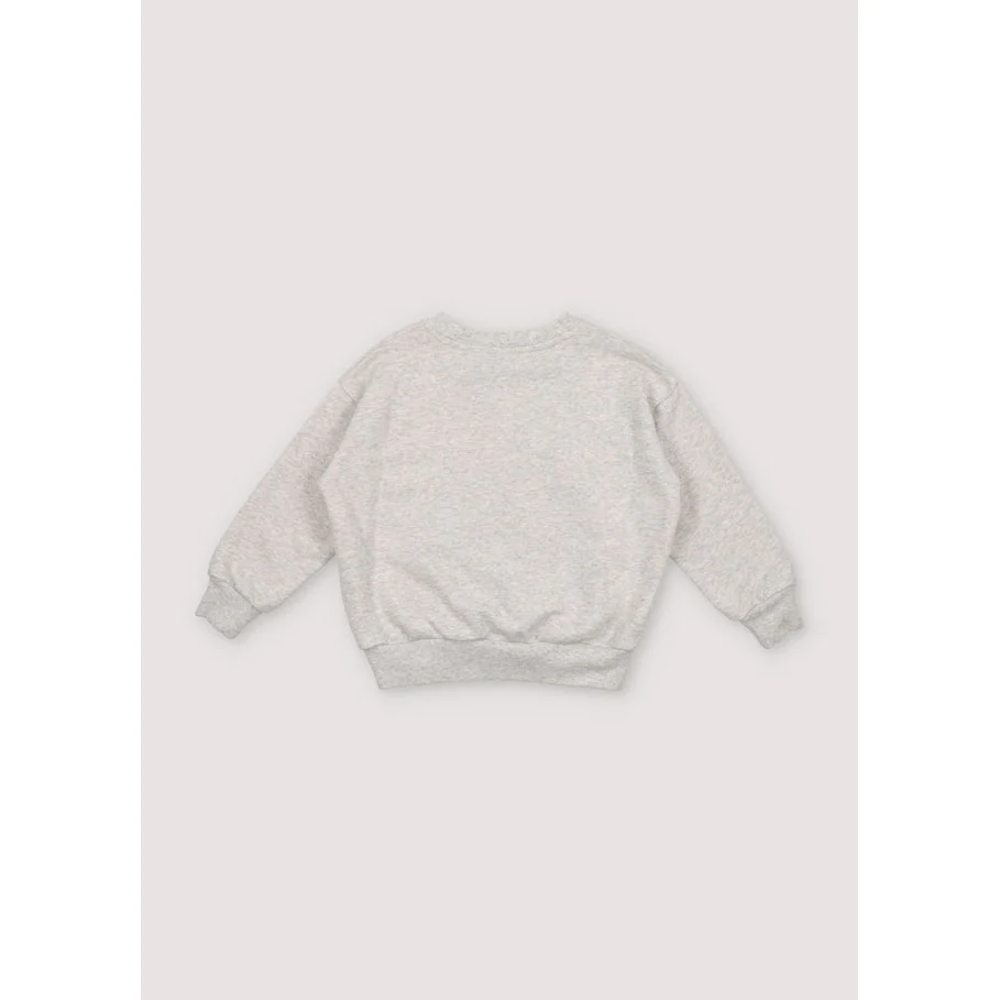 The New Society Grey Melange Ios Sweatshirt - Image 3