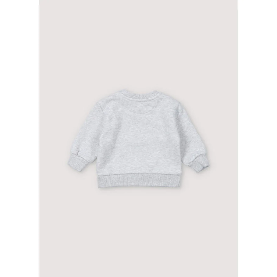 The New Society Grey Melange Mykonos Sweatshirt - Image 2
