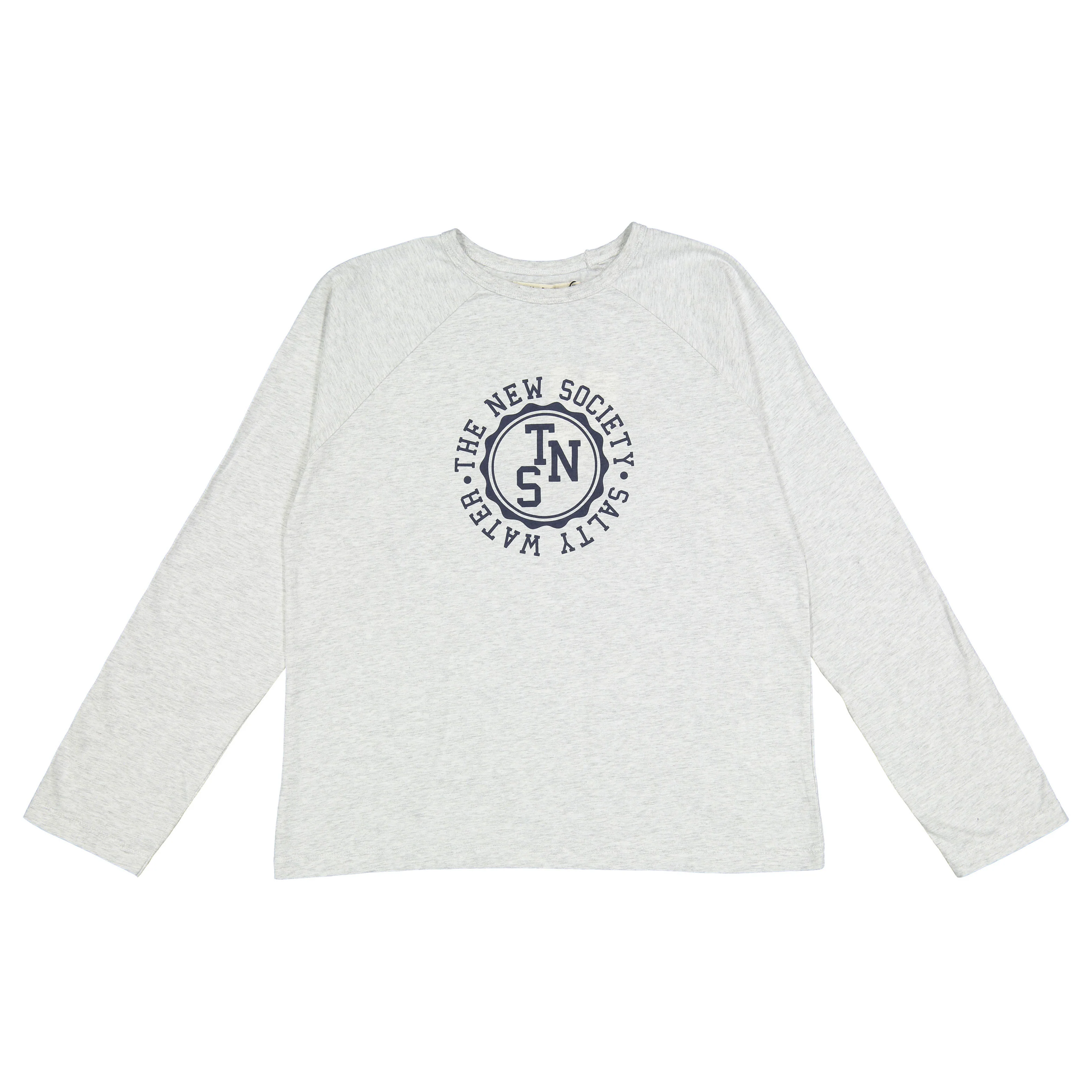 The New Society Grey Melange Reine Special T-Shirt