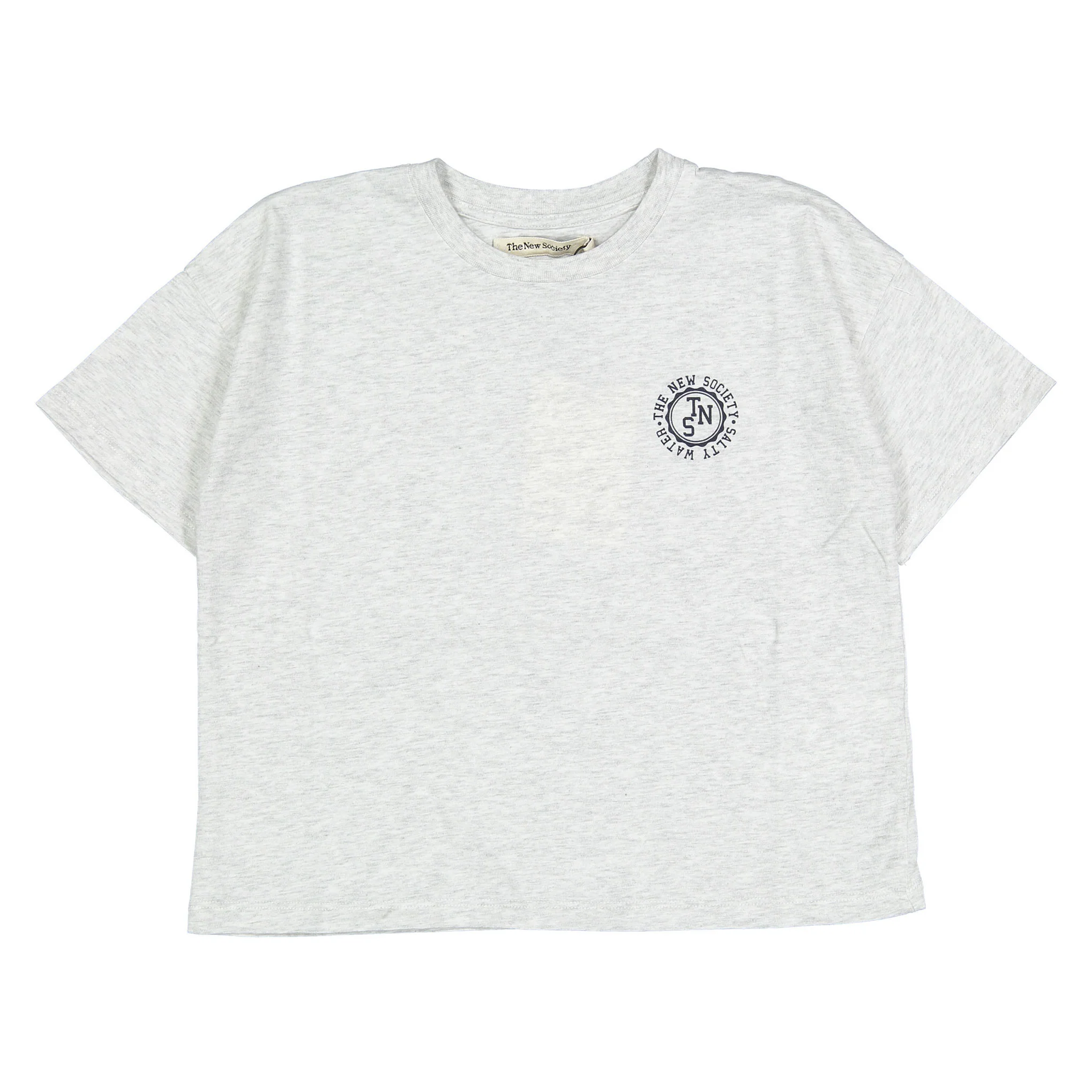 The New Society Grey Melange Reine Special Tee