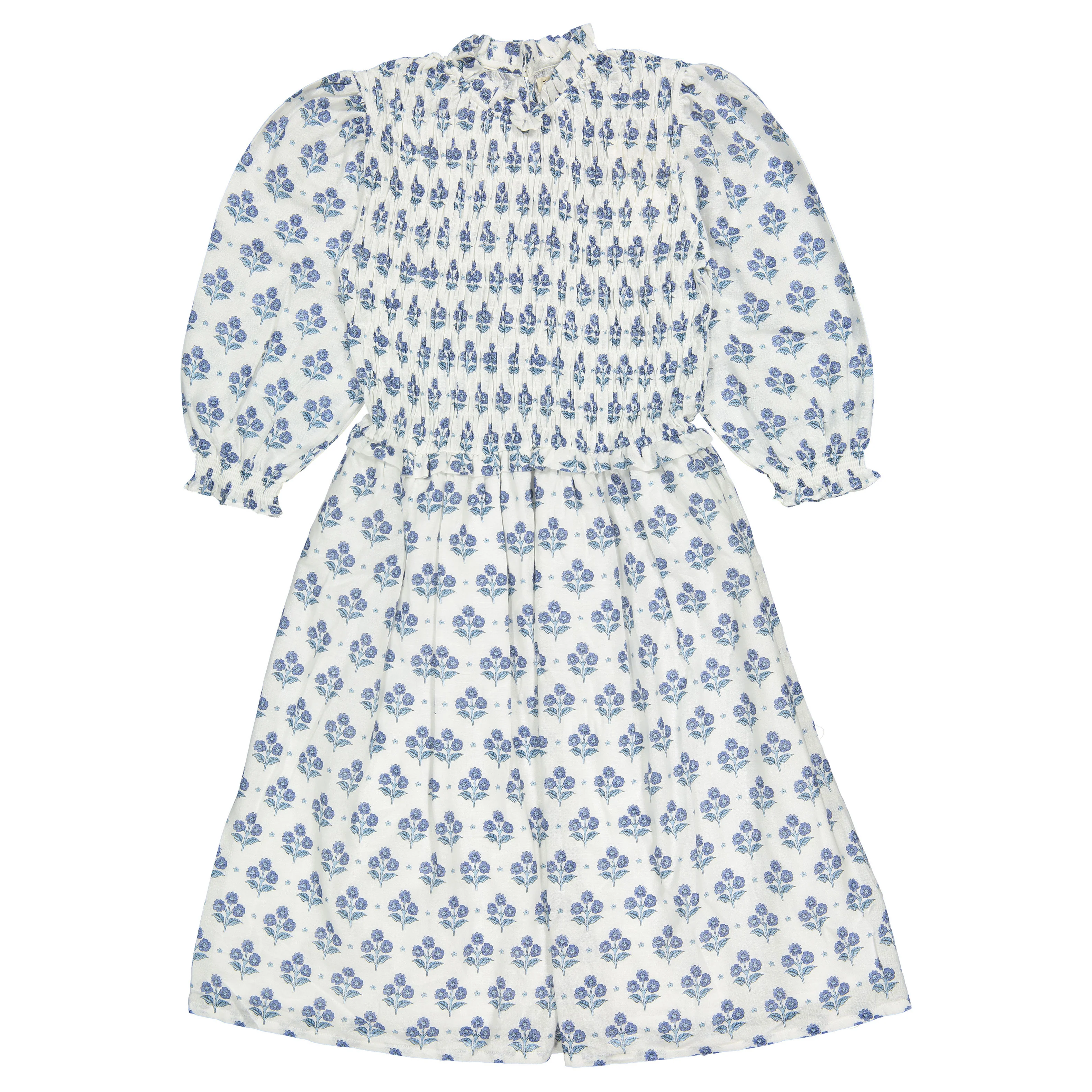 The New Society Hyacinth Print Eleni Special Dress