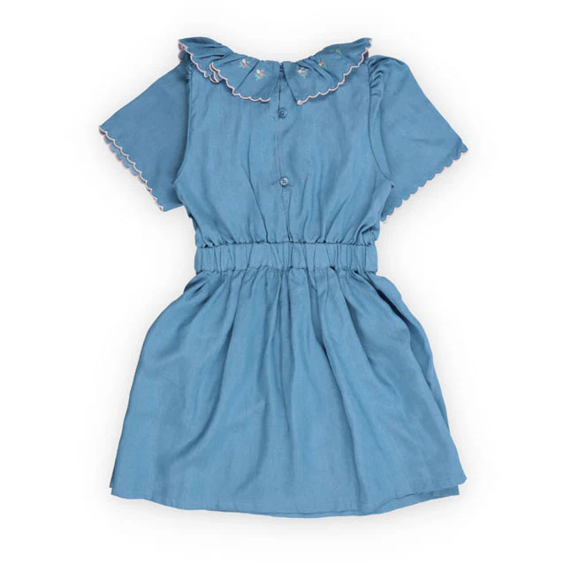 The New Society Light Blue Chambre Menta Dress - Image 2