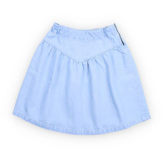 The New Society  Light Denim Bellis Special Skirt